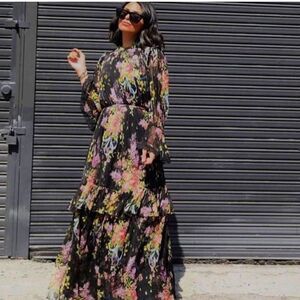 Needle & Thread Ribbon Floral Dress